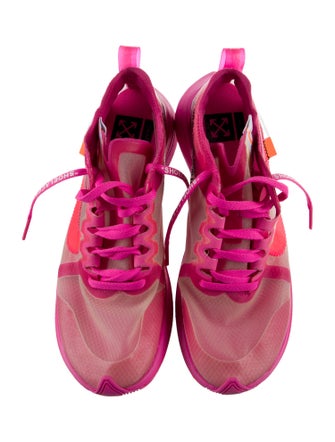 Off-White x Nike Zoom Fly 'Pink' Athletic Sneakers