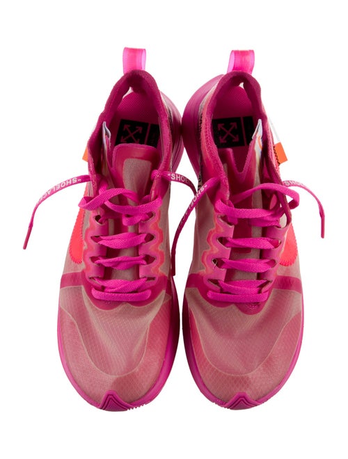 Off-White x Nike Zoom Fly 'Pink' Athletic Sneakers