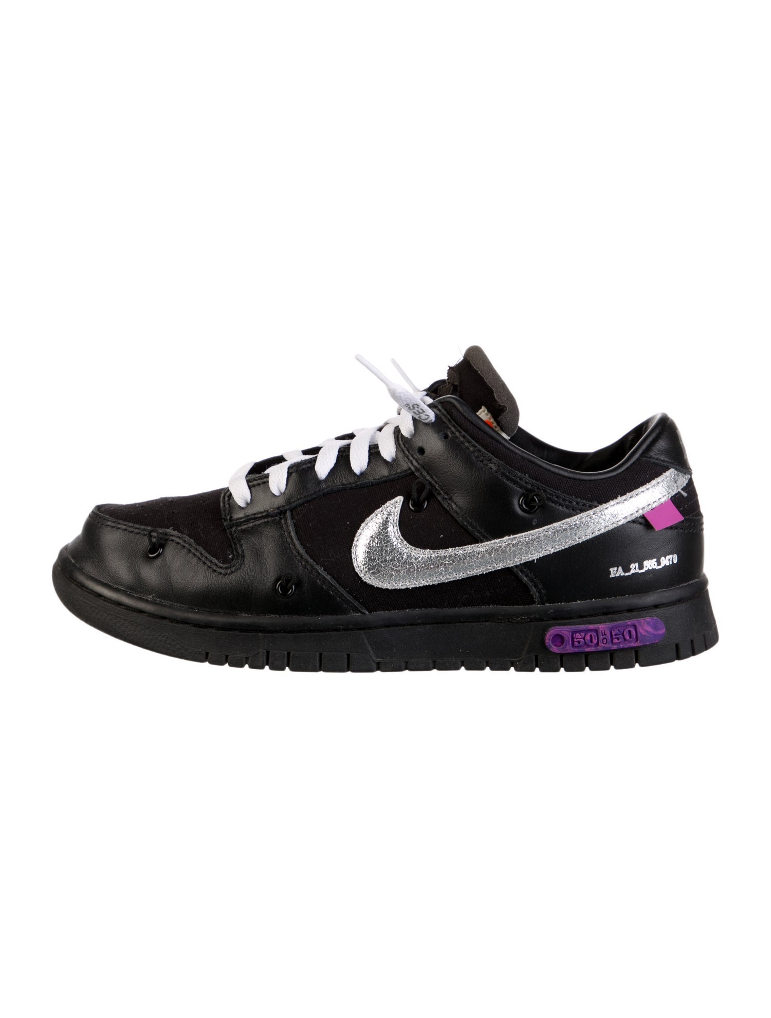 Off-White x Nike Dunk Low 'Lot 50' Sneakers