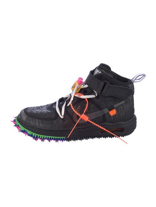 Off-White x Nike Air Force 1 Mid 'Black' Sneakers