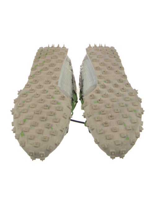 Off-White x Nike Waffle Racer 'Electric Green' Athletic Sneakers