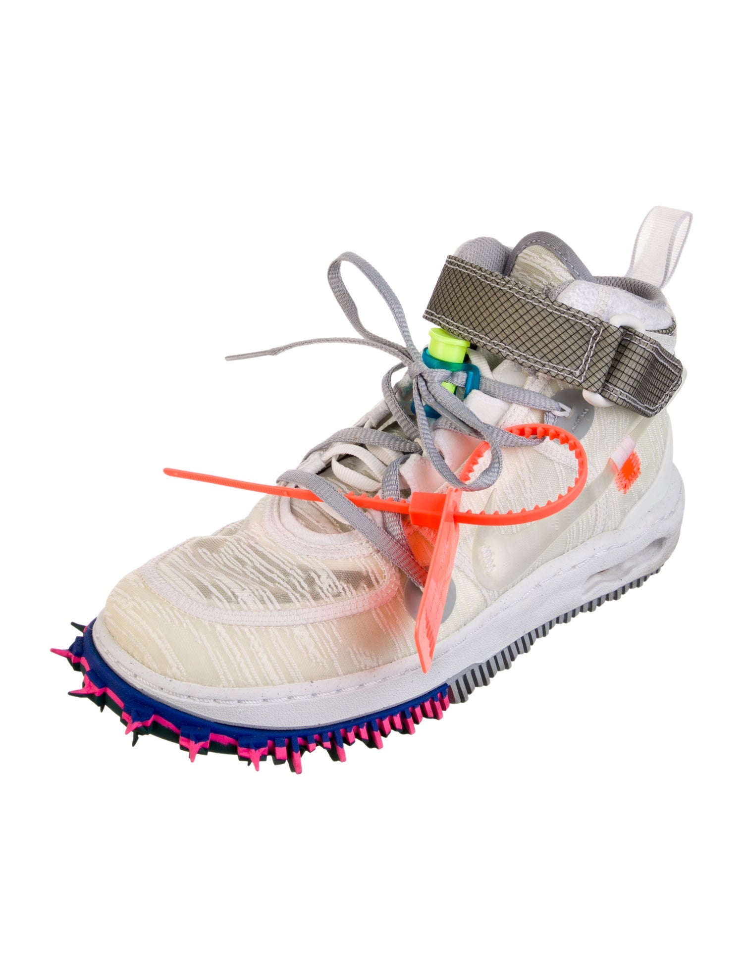 Off-White x Nike Air Force 1 Mid Sneakers