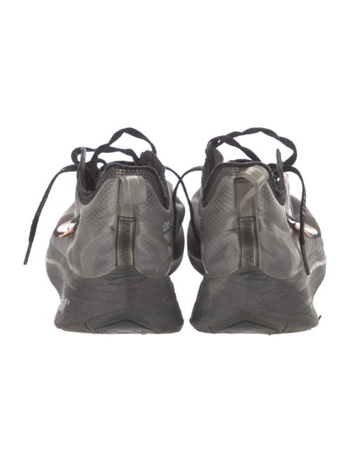 Off-White x Nike Zoom Fly 'Black Silver' Sneakers