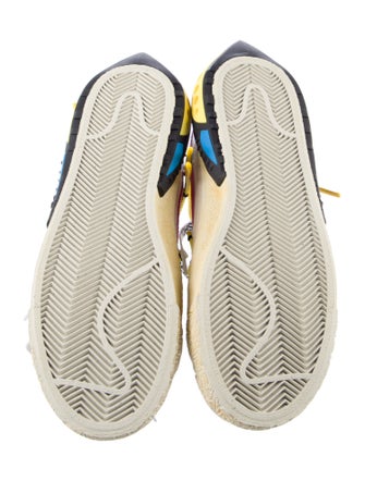 Off-White x Nike Blazer Low 'White University Red ' Athletic Sneakers