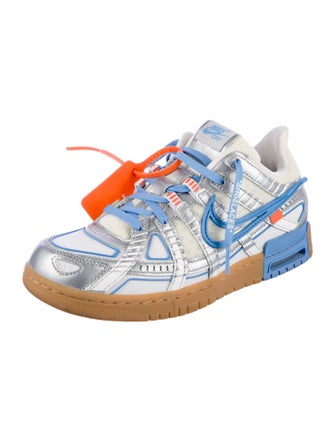 Off-White x Nike Air Rubber Dunk 'UNC' Athletic Sneakers