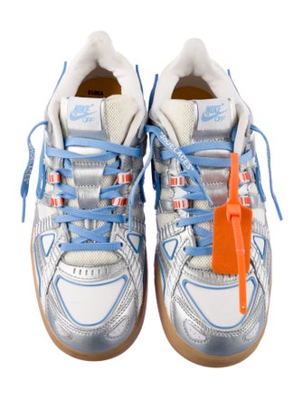 Off-White x Nike Air Rubber Dunk 'UNC' Athletic Sneakers
