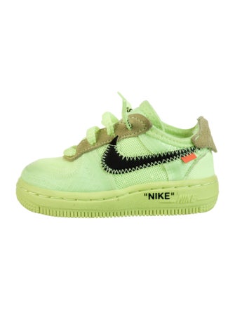 Off-White x Nike Air Force 1 TD 'Volt' Low Sneaker