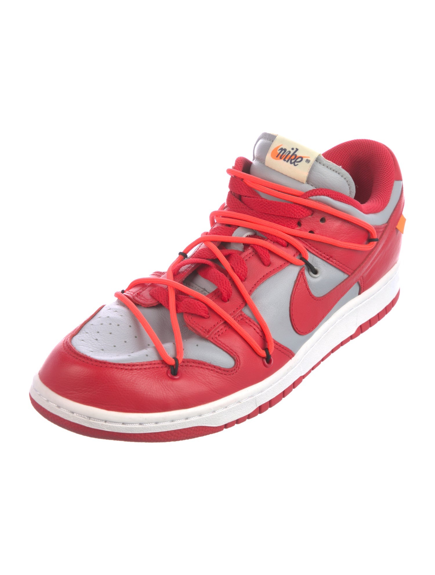 Off-White x Nike Dunk 'University Red' Sneakers