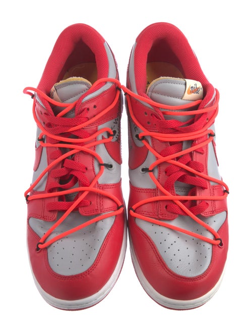 Off-White x Nike Dunk 'University Red' Sneakers