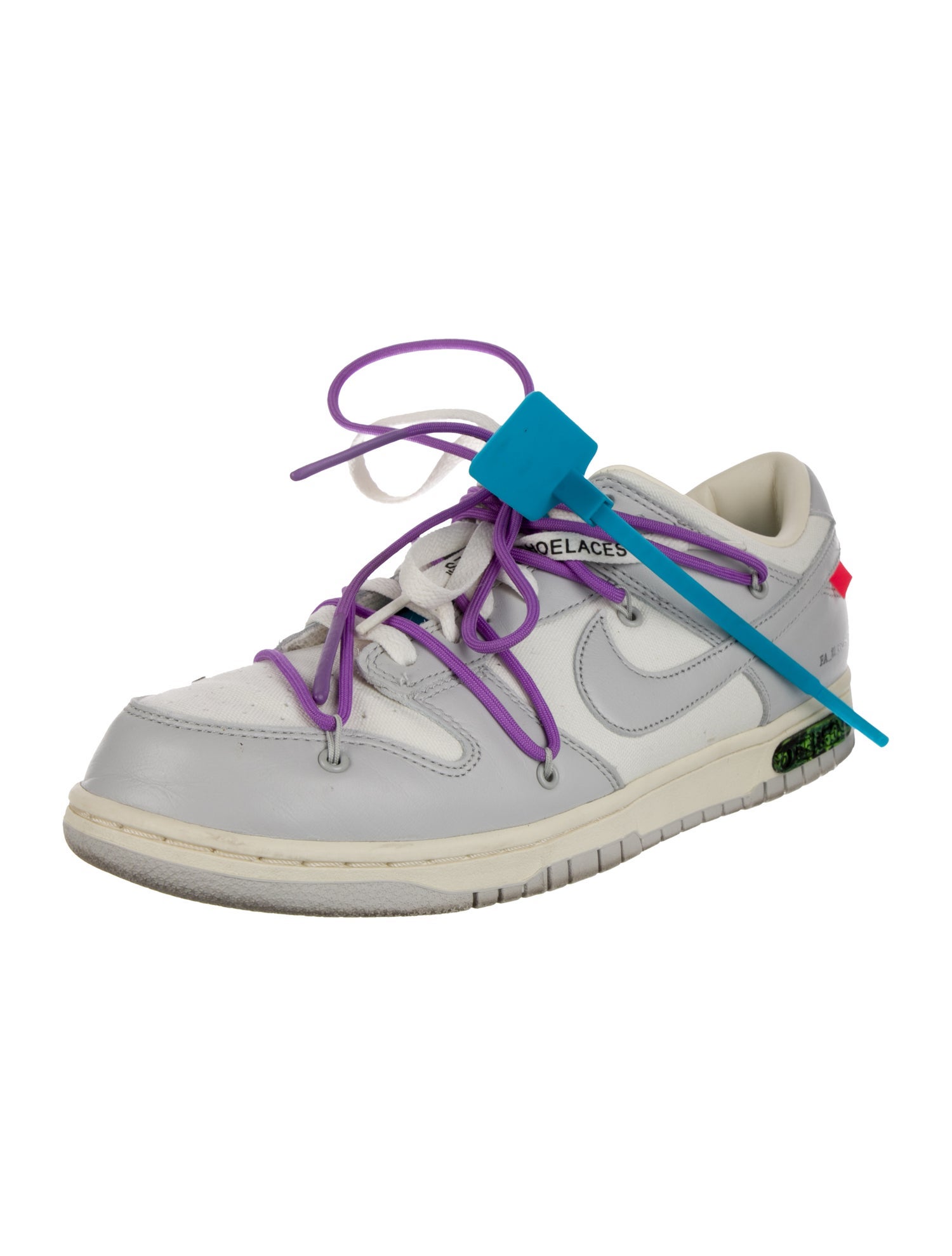 Off-White x Nike Dunk Low Lot 47 Athletic Sneakers