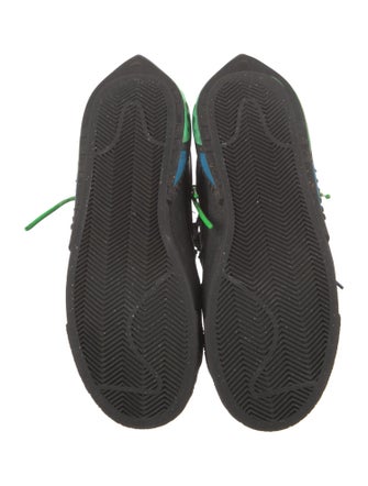 Off-White x Nike Blazer Low Black Electro Green Sneakers