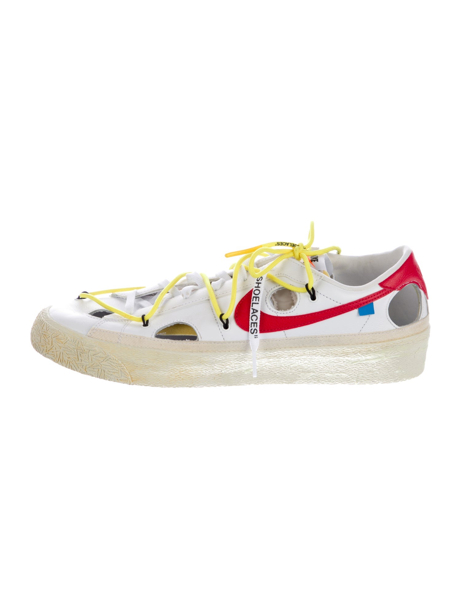Off-White x Nike Blazer Low 'University Red' Sneakers