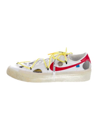 Off-White x Nike Blazer Low 'University Red' Sneakers