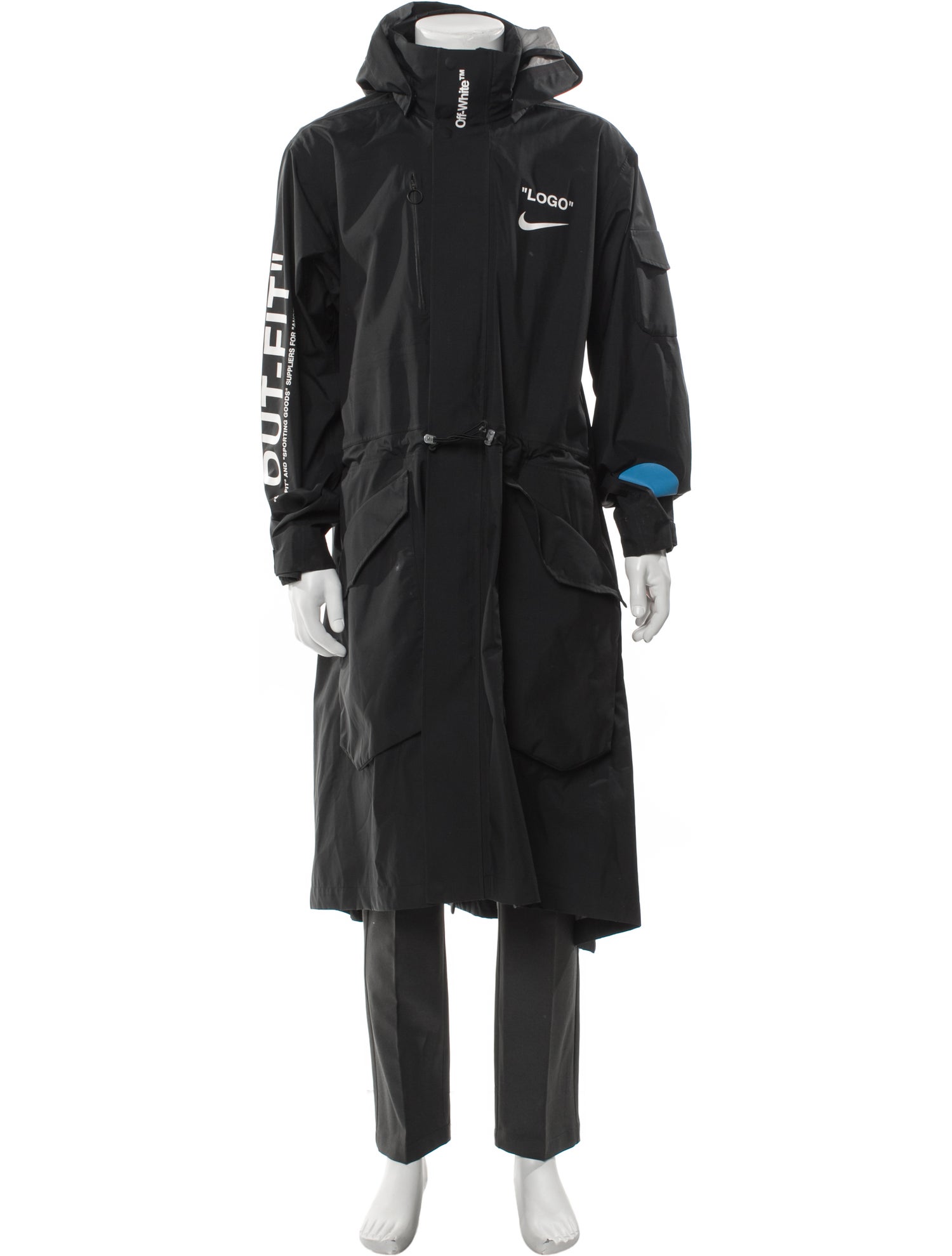 Off-White x Nike Graphic Print Parka