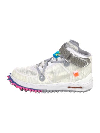 Off-White x Nike Air Force 1 Mid 'White' Sneakers