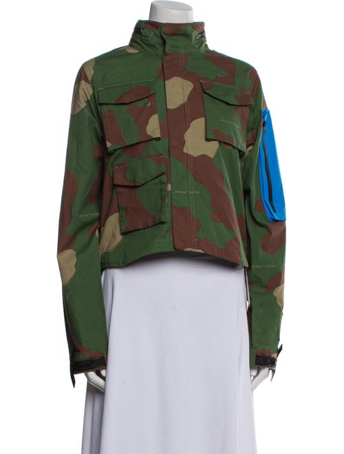 Off-White x Nike Camouflage Print Printed Utility Jacket