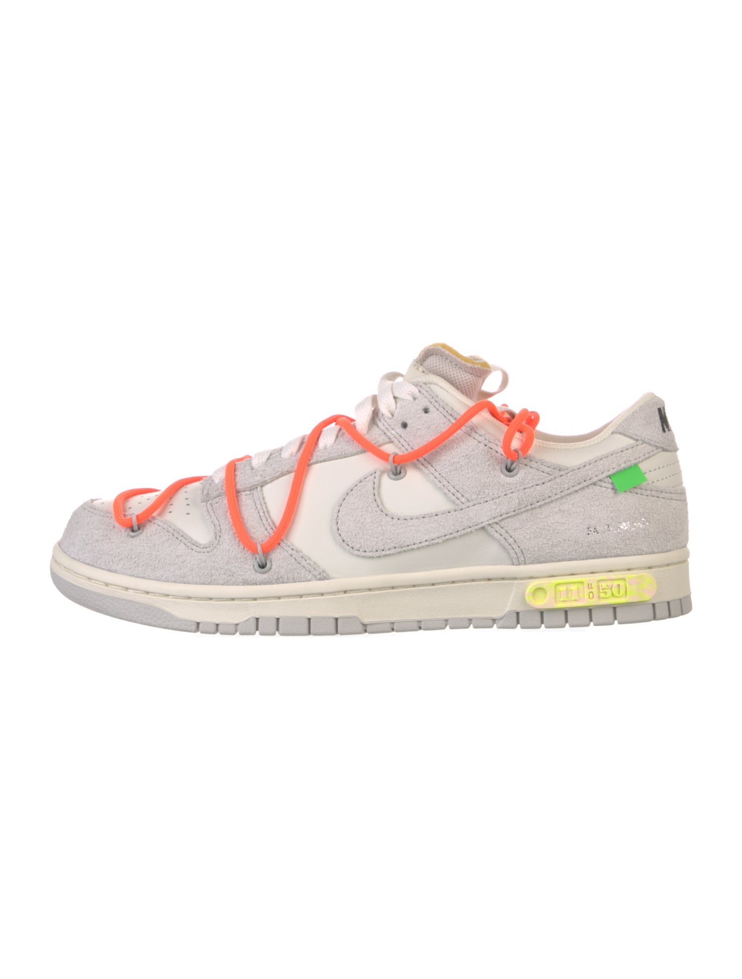 Off-White x Nike Dunk Low 'Lot 11 of 50' Sneakers w/ Tags