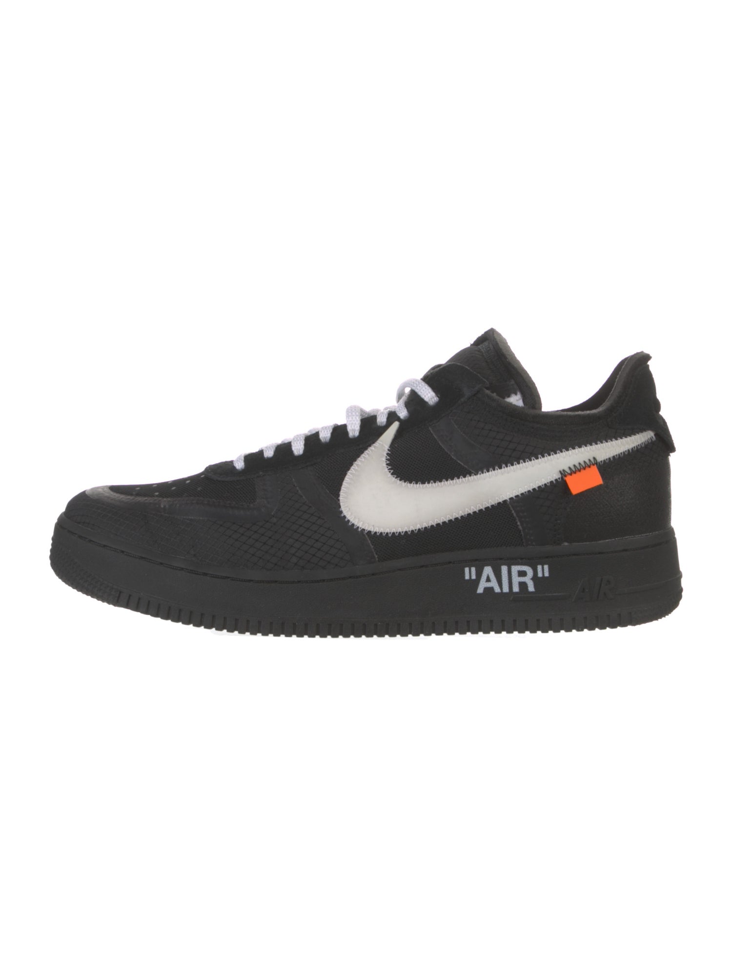 Off-White x Nike Air Force 1 Low 'Black' Sneakers