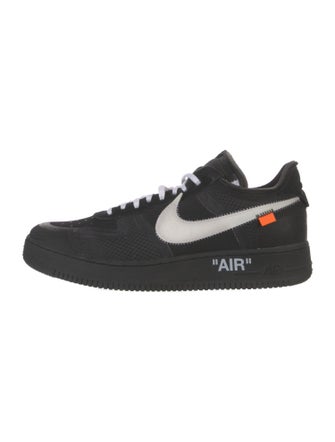 Off-White x Nike Air Force 1 Low 'Black' Sneakers