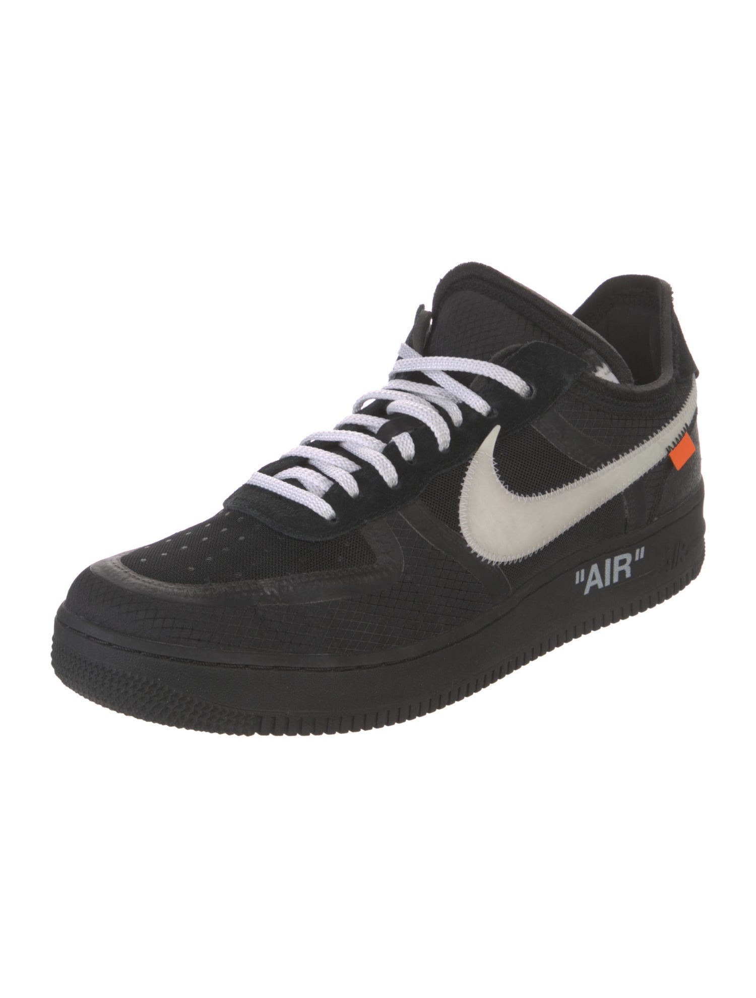 Off-White x Nike Air Force 1 Low 'Black' Sneakers