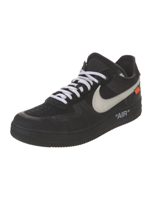 Off-White x Nike Air Force 1 Low 'Black' Sneakers