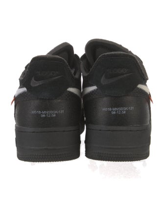 Off-White x Nike Air Force 1 Low 'Black' Sneakers