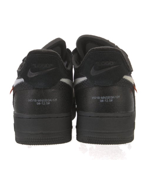 Off-White x Nike Air Force 1 Low 'Black' Sneakers