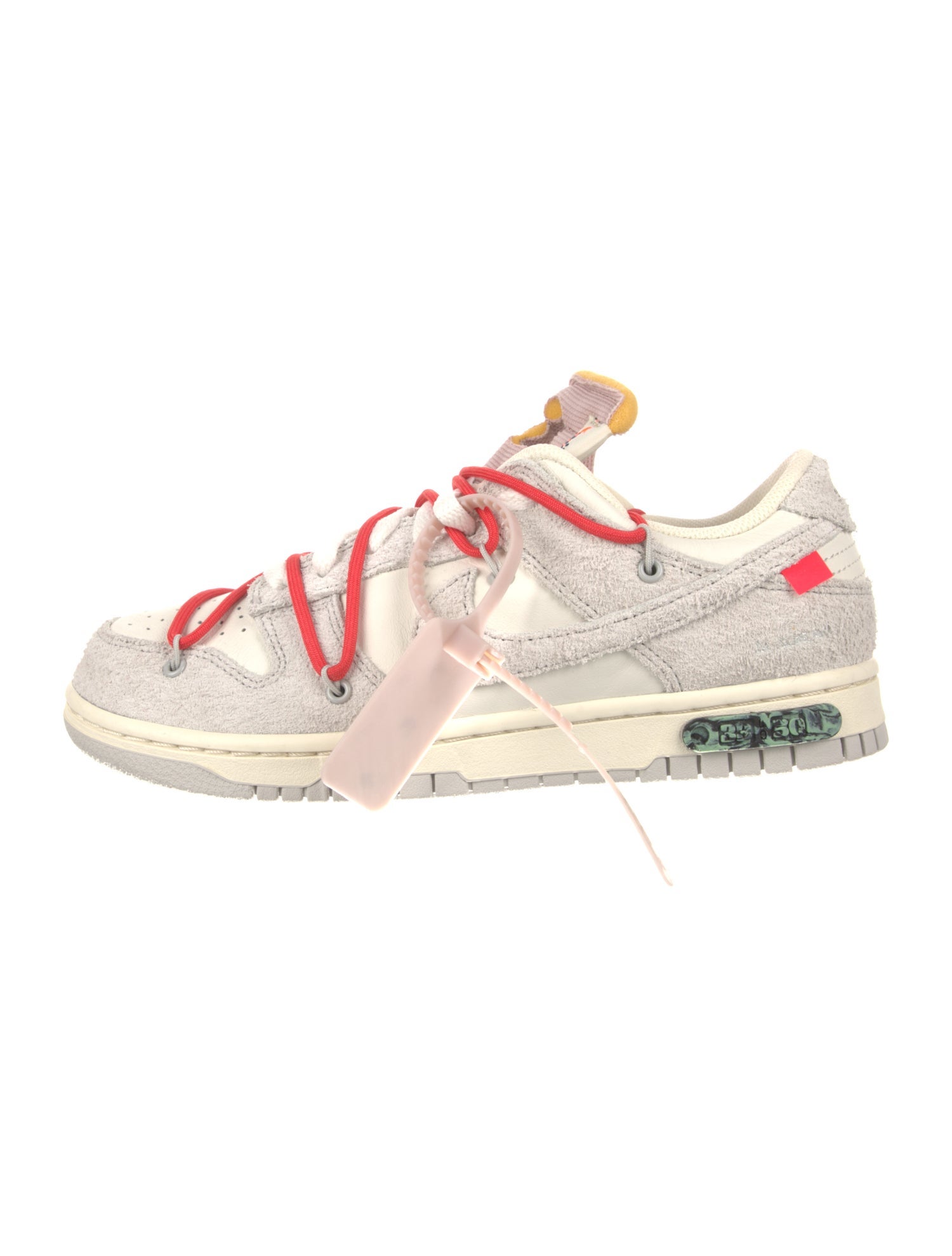 Off-White x Nike Dunk Low 'Lot 33' Athletic Sneakers