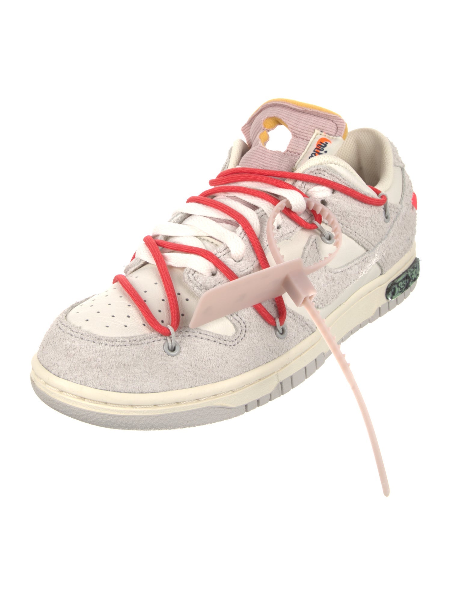 Off-White x Nike Dunk Low 'Lot 33' Athletic Sneakers