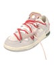 Off-White x Nike Dunk Low 'Lot 33' Athletic Sneakers