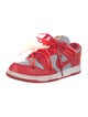 Off-White x Nike Dunk Low 'University Red' Sneakers