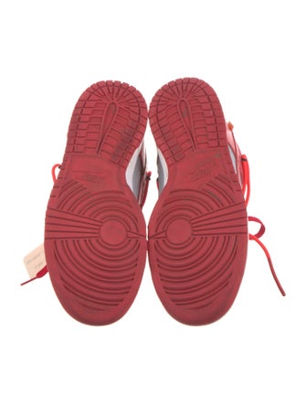Off-White x Nike Dunk Low 'University Red' Sneakers