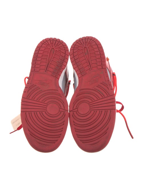 Off-White x Nike Dunk Low 'University Red' Sneakers