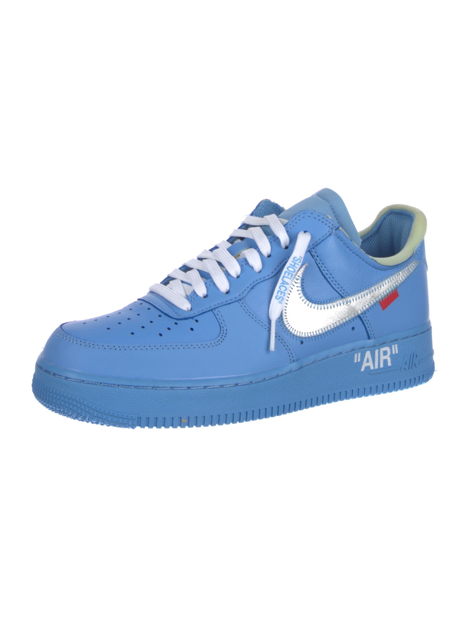 Off-White x Nike Air Force 1 Low MCA University Blue Sneakers
