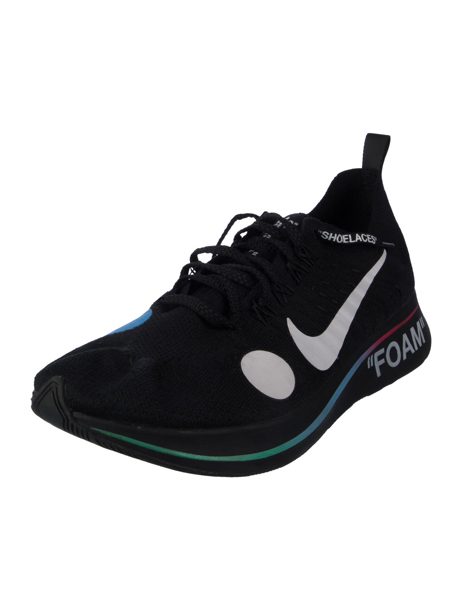 Off-White x Nike Zoom Fly Mercurial Athletic Sneakers