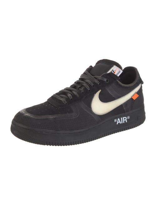Off-White x Nike Air Force 1 Low Black White Sneakers