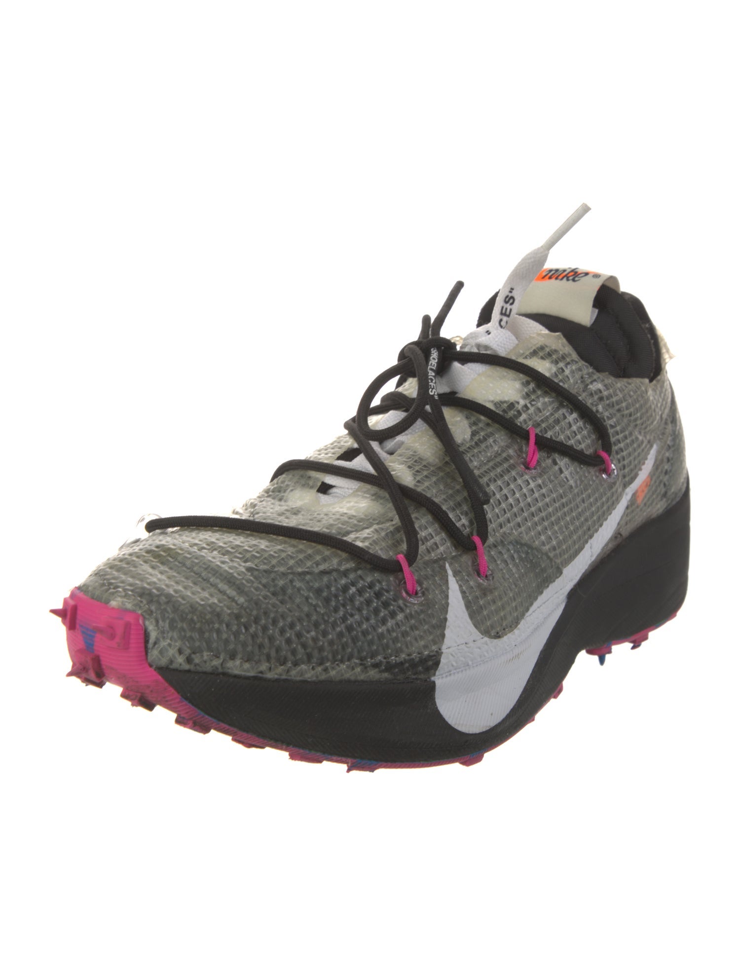 Off-White x Nike Vapor Street lack Laser Fuchsia (Women's) Athletic Sneakers