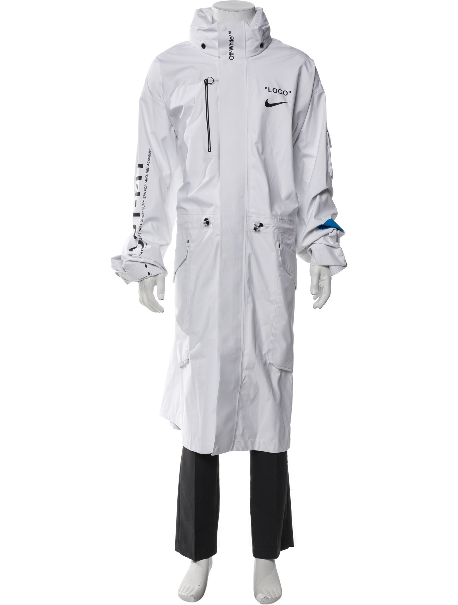 Off-White x Nike Graphic Print Parka