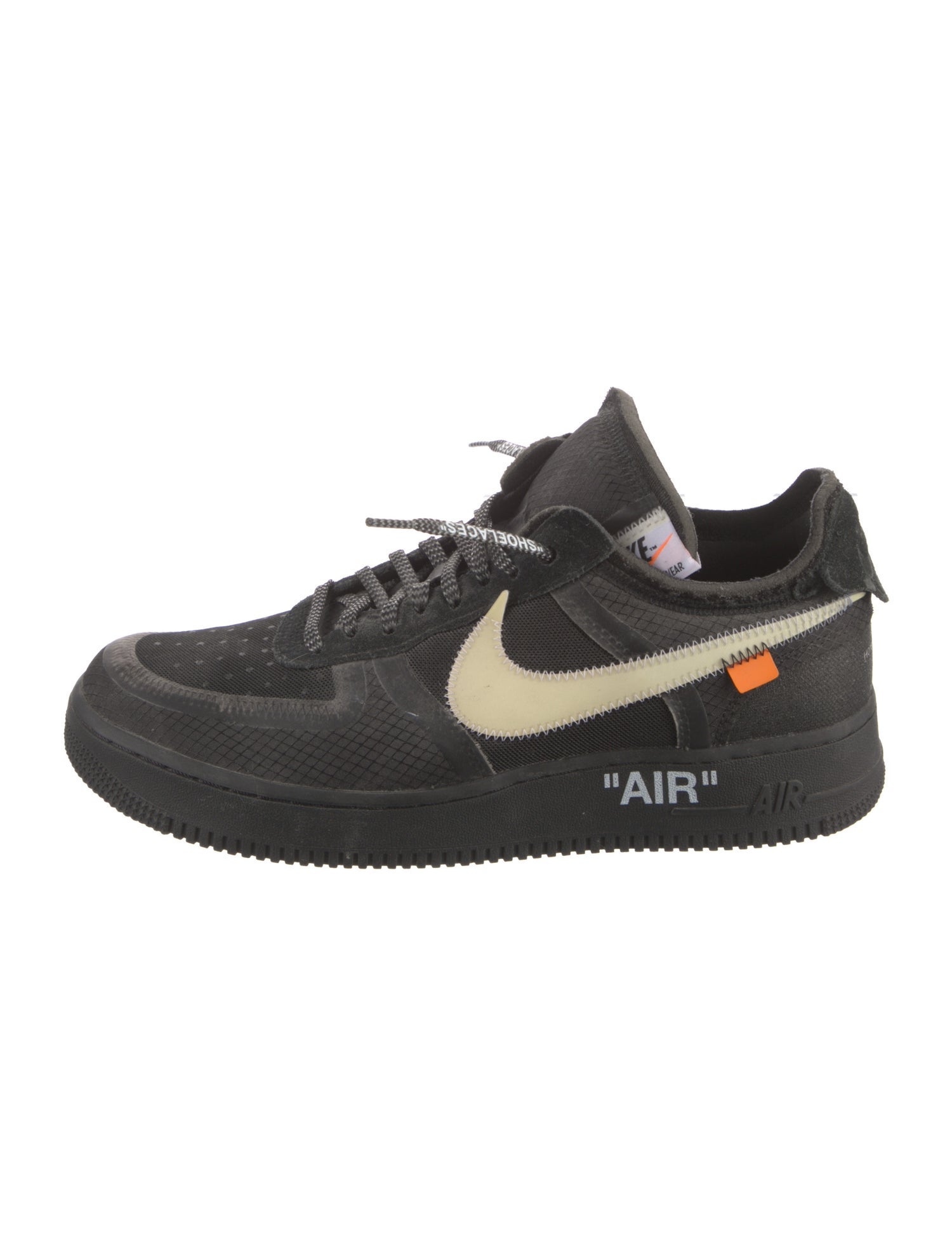 Off-White x Nike Air Force 1 Low 'Black' Sneakers