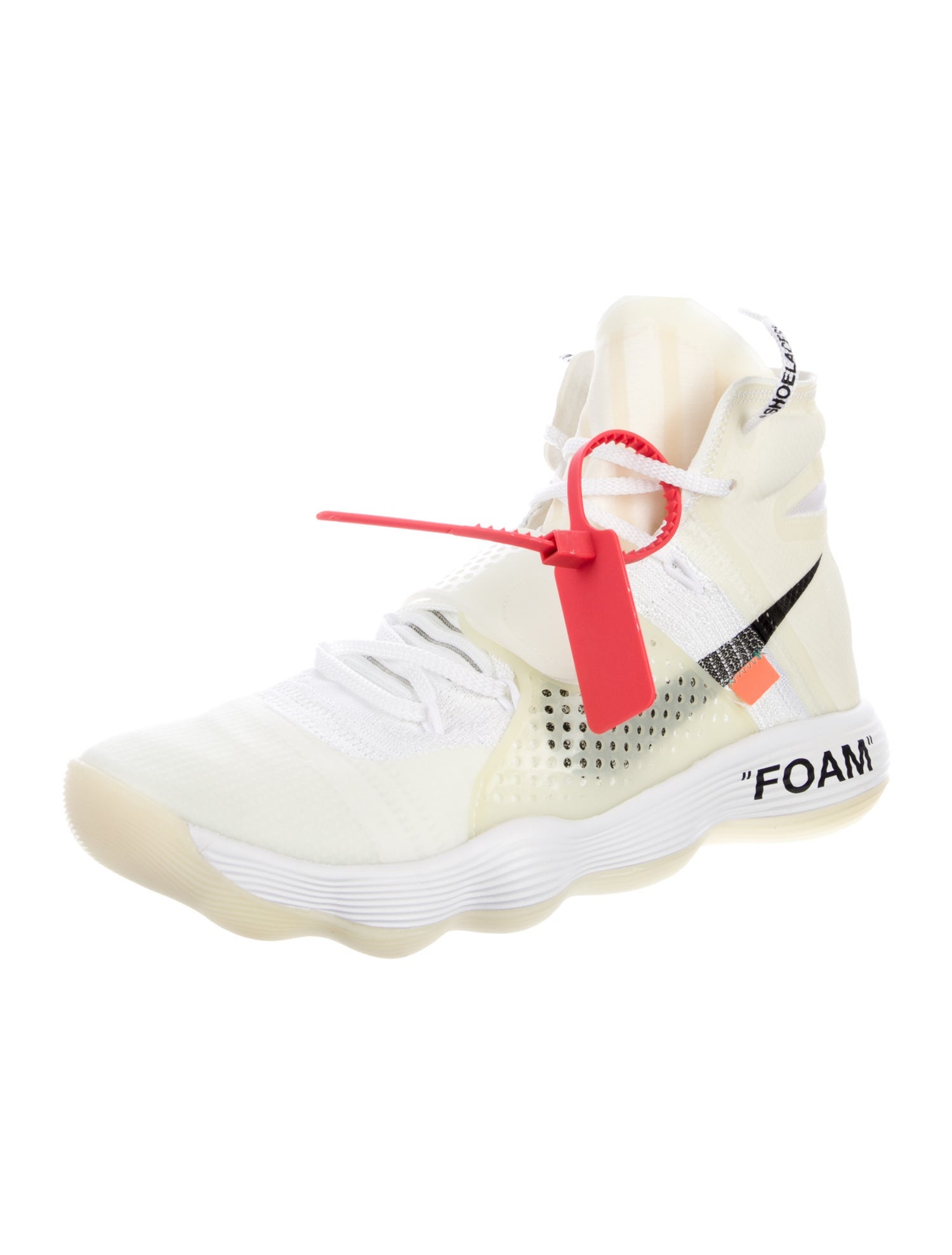Off-White x Nike React Hyperdunk Flyknit Sneakers