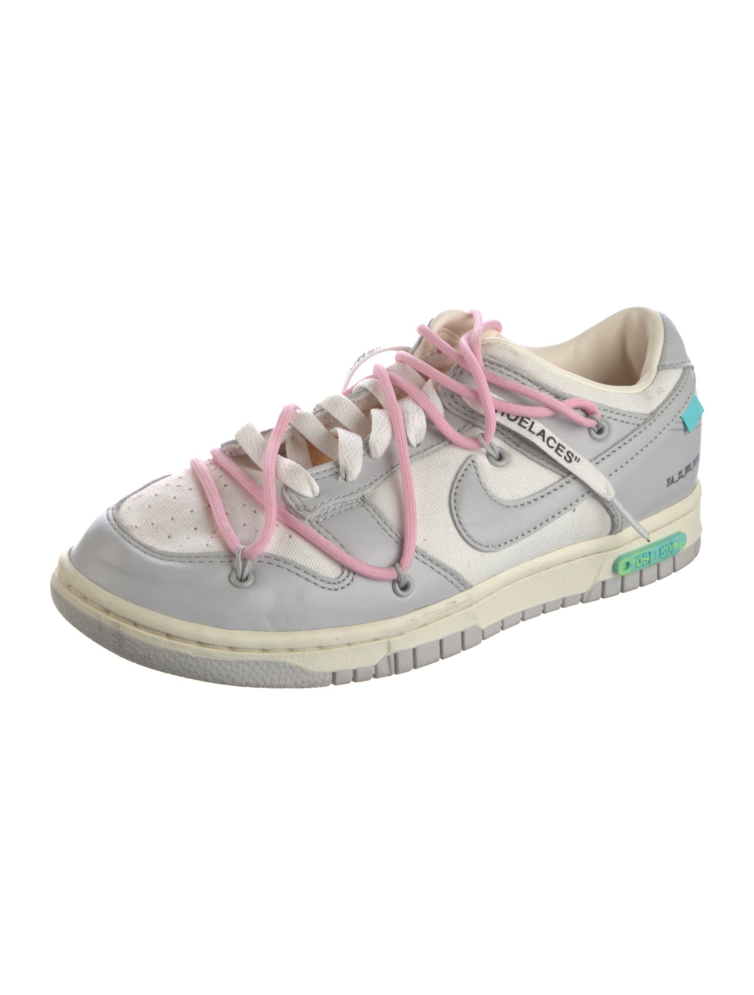 Off-White x Nike Dunk Low 'Lot 9' Sneakers