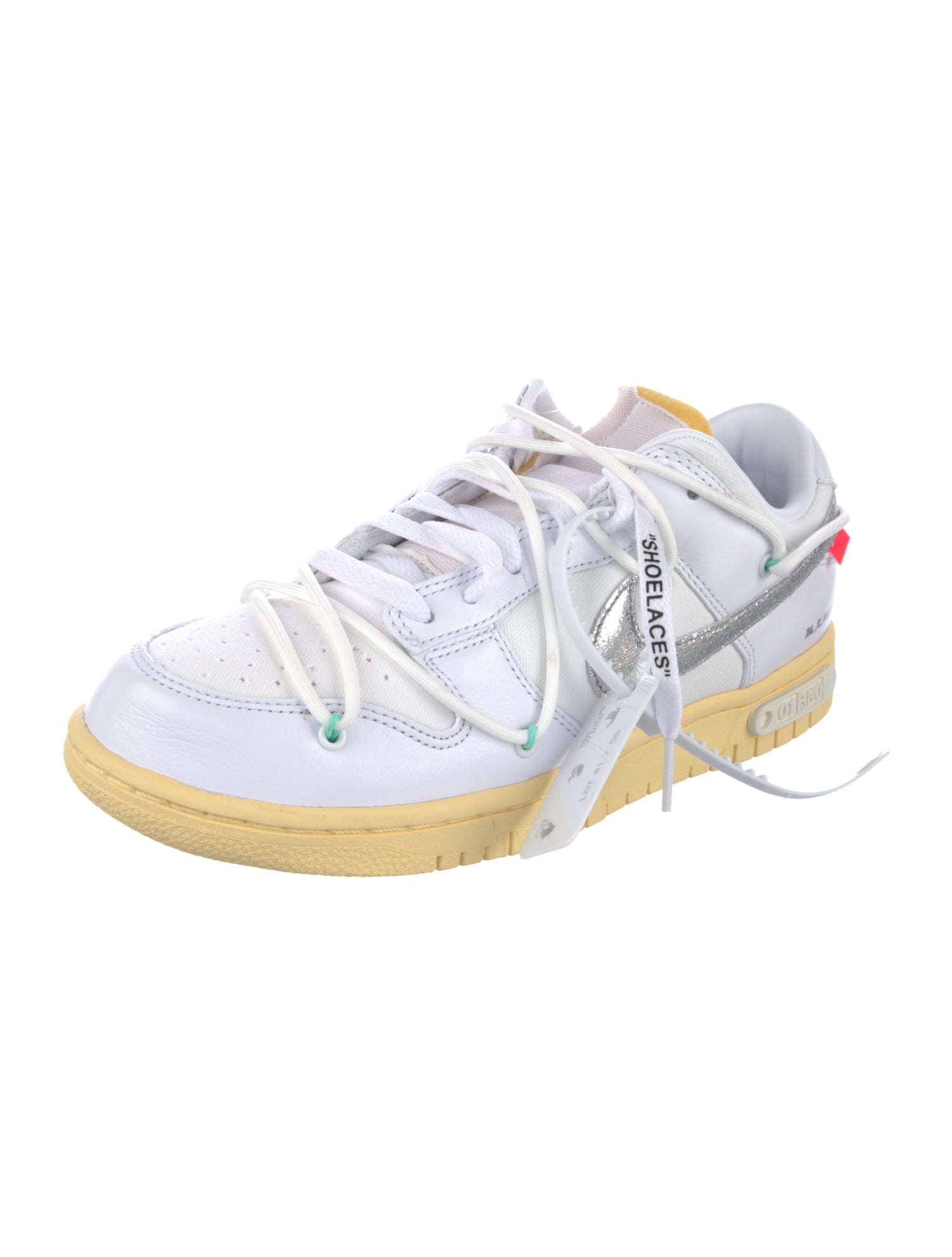 Off-White x Nike Dunk Low 'LOT 1' Sneakers