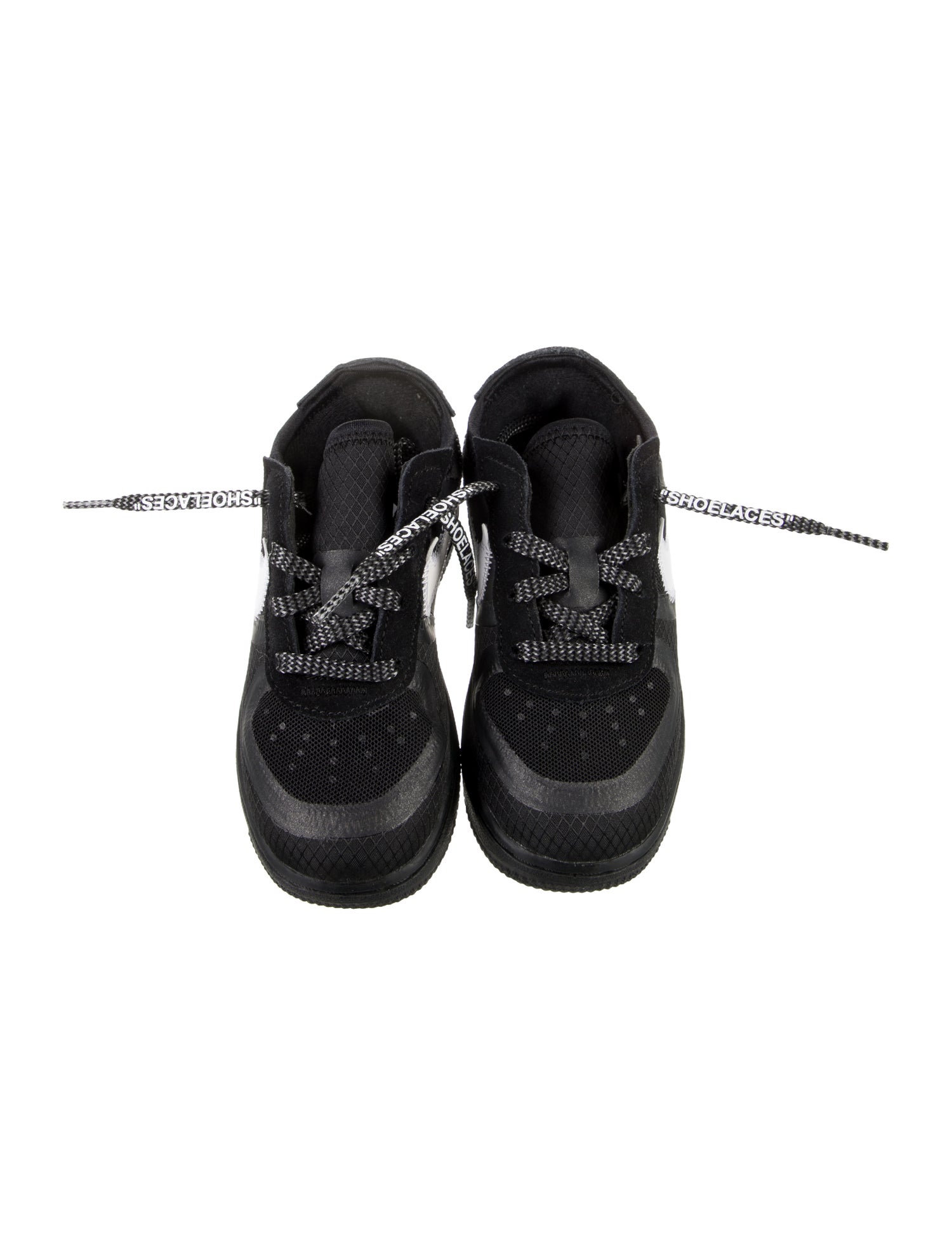 Off-White x Nike Toddler's Air Force 1 Low Black White (TD)