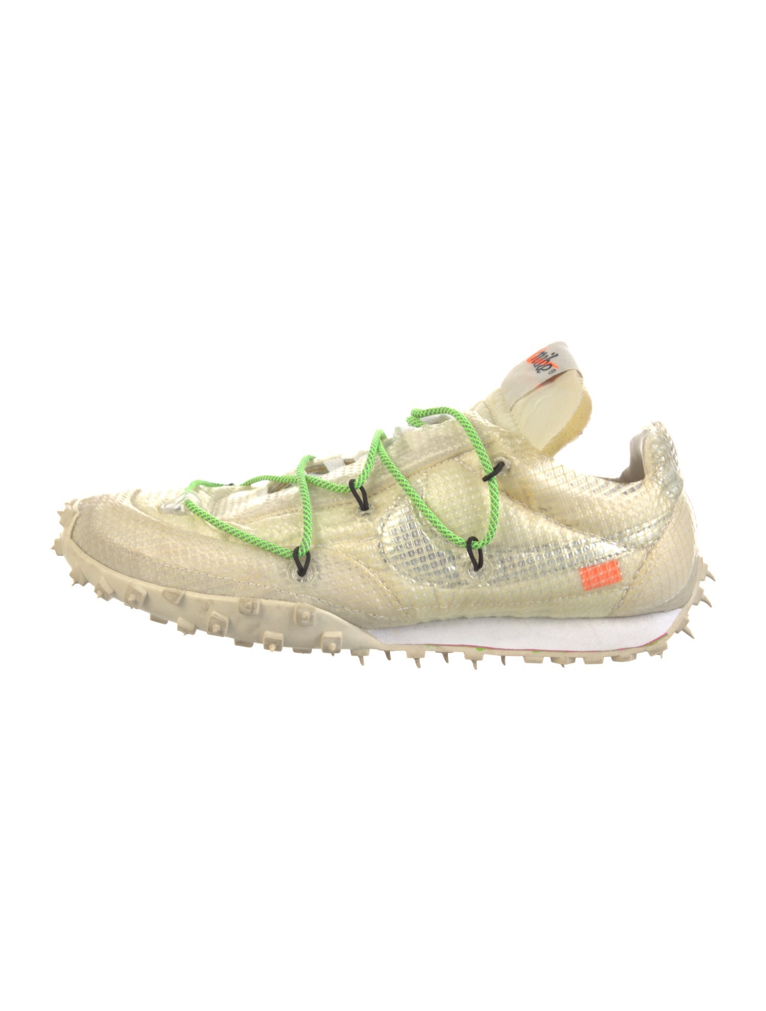 Off-White x Nike Waffle Racer Athletic Sneakers