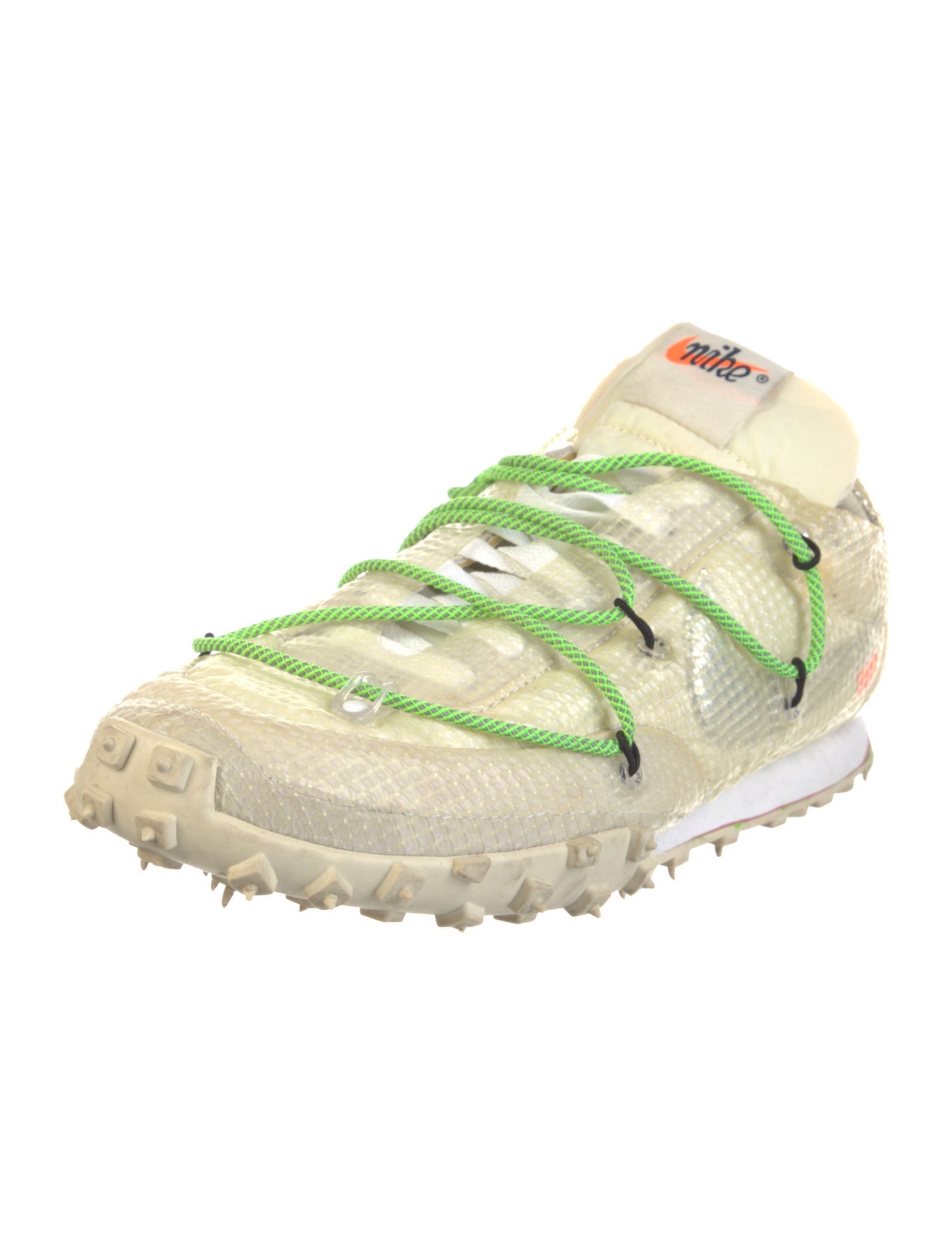 Off-White x Nike Waffle Racer Athletic Sneakers