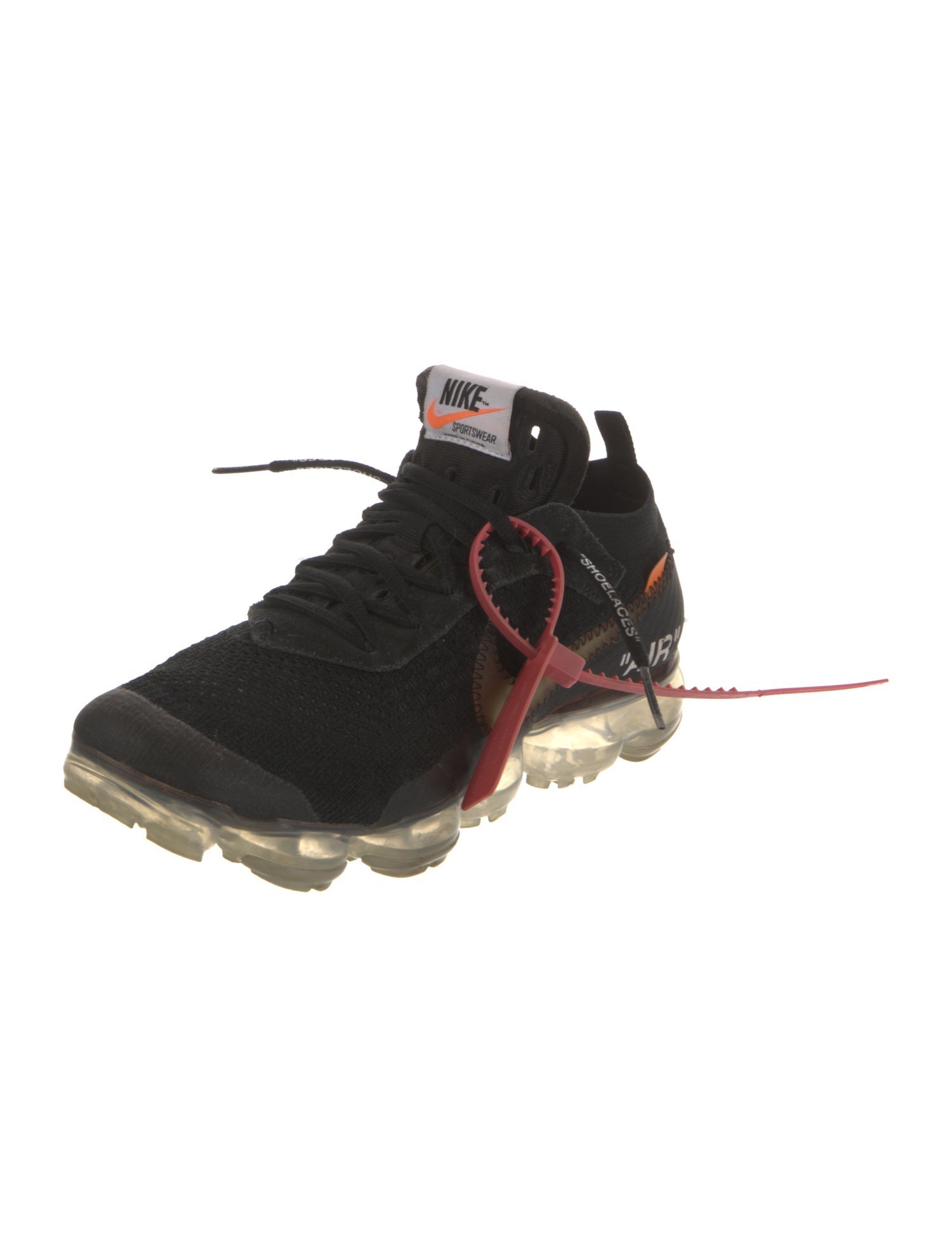 Off-White x Nike Air VaporMax 'Black ' Sneakers