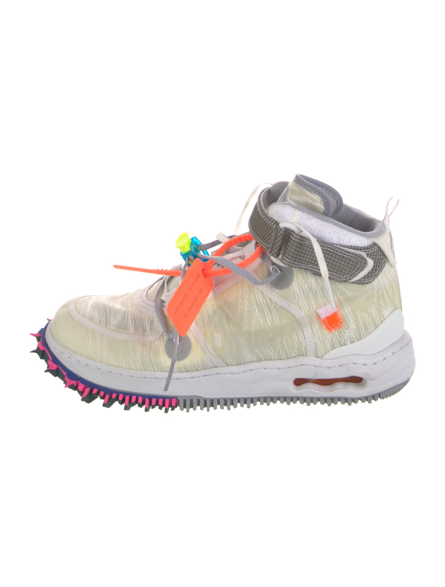 Off-White x Nike Air Force 1 Mid 'White' Sneakers