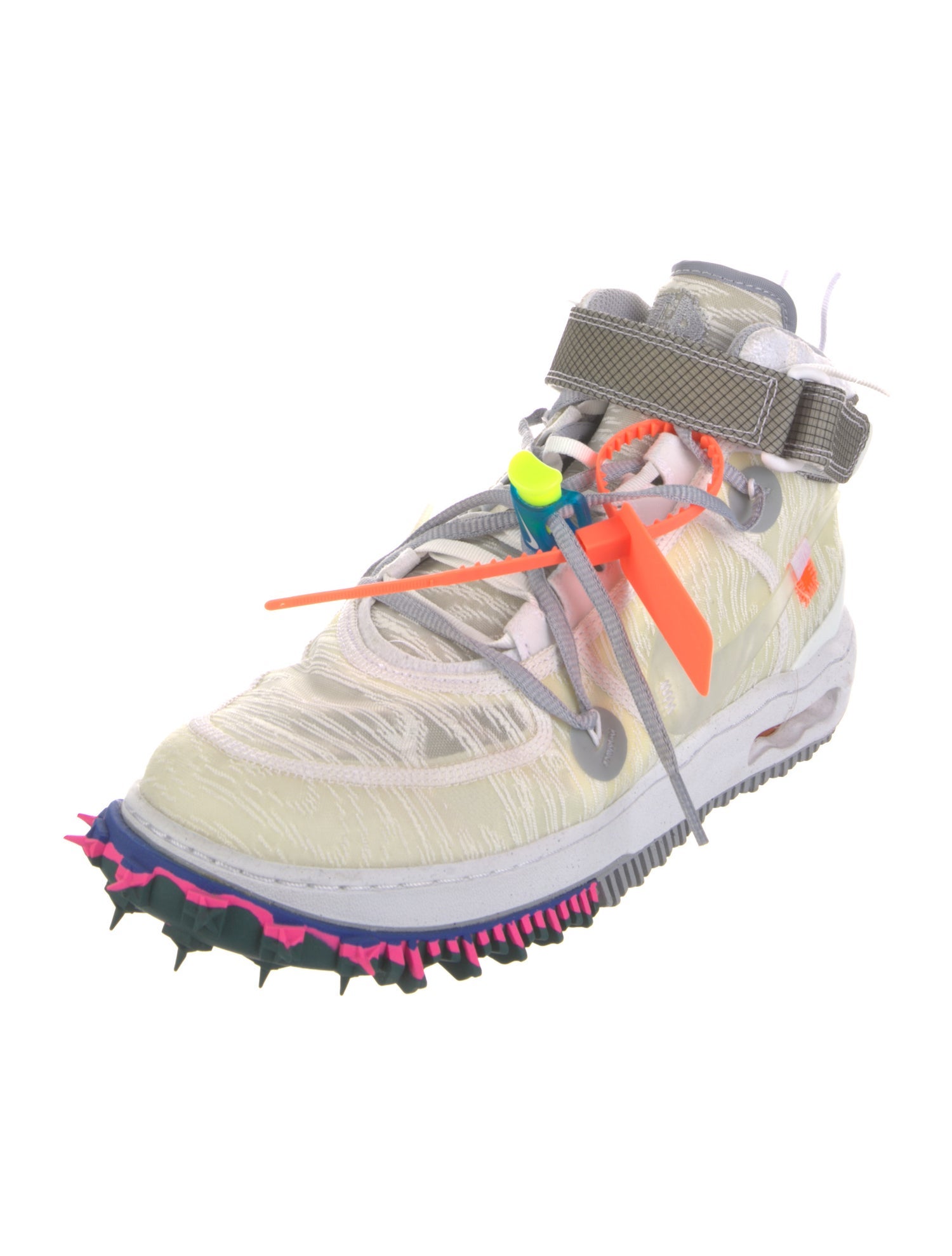 Off-White x Nike Air Force 1 Mid 'White' Sneakers