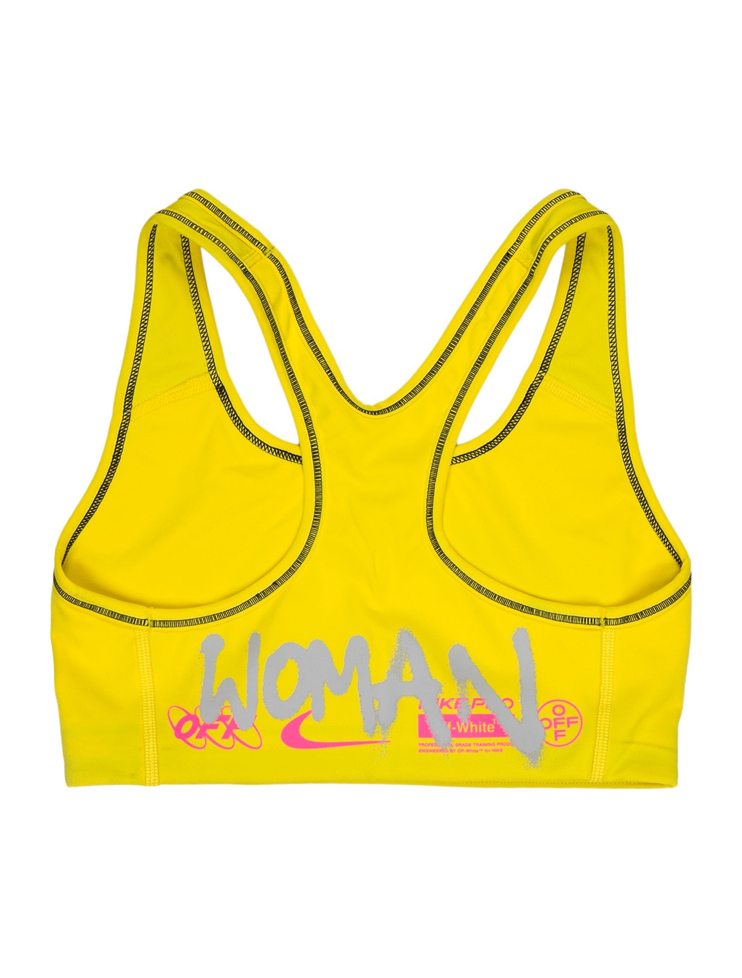 Off-White x Nike Graphic Print Crew Neck Sports Bra