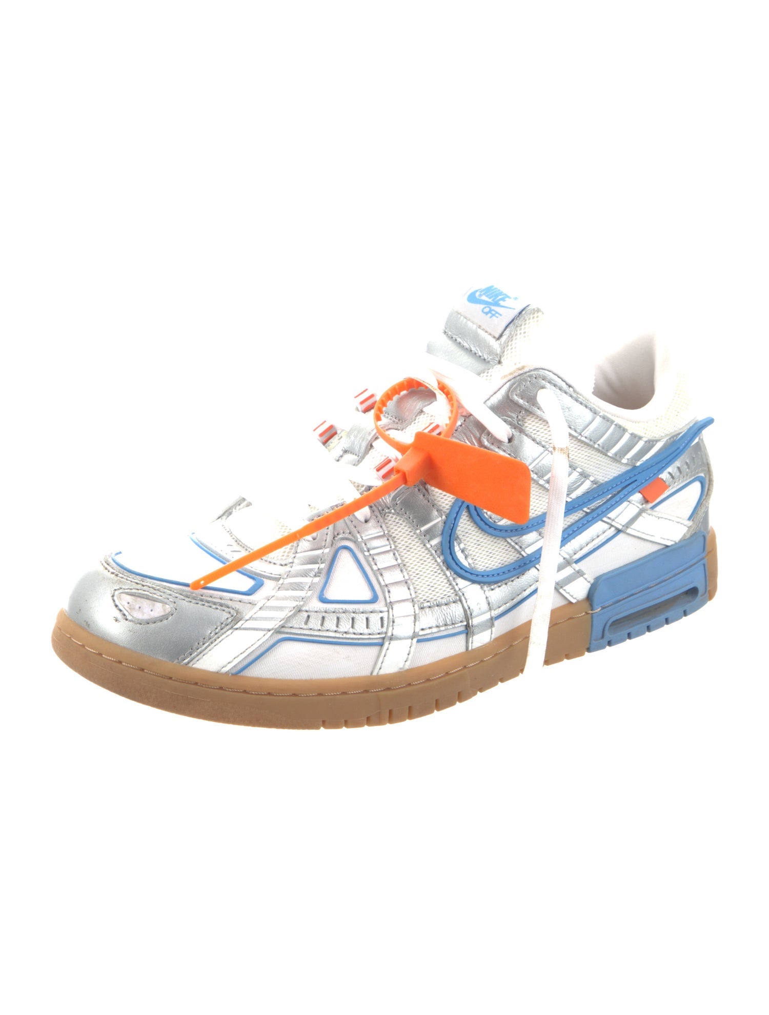 Off-White x Nike Air Rubber Dunk UNC Athletic Sneakers
